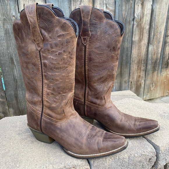 Abilene Western Wingtip - Womens Leather Cowgirl Boot main image 0